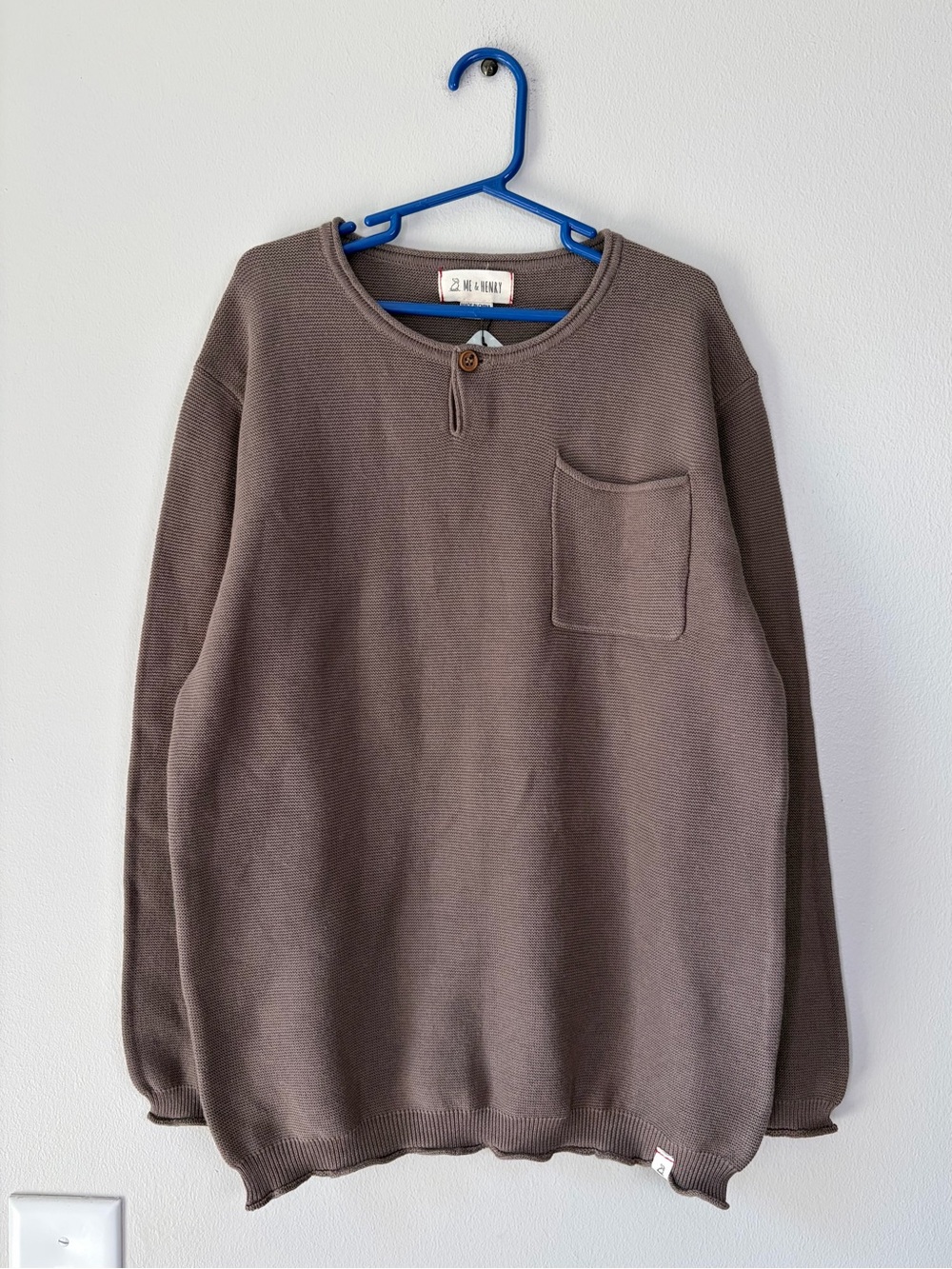 Me & Henry Brown Dayton Sweater Youth Size 9-10Y